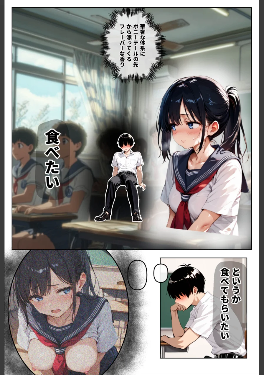 ずっと好きだった女の子に彼氏がいたので、女友達にマ〇コを貸してもらった件【モザイク版】 試し読み 6ページ