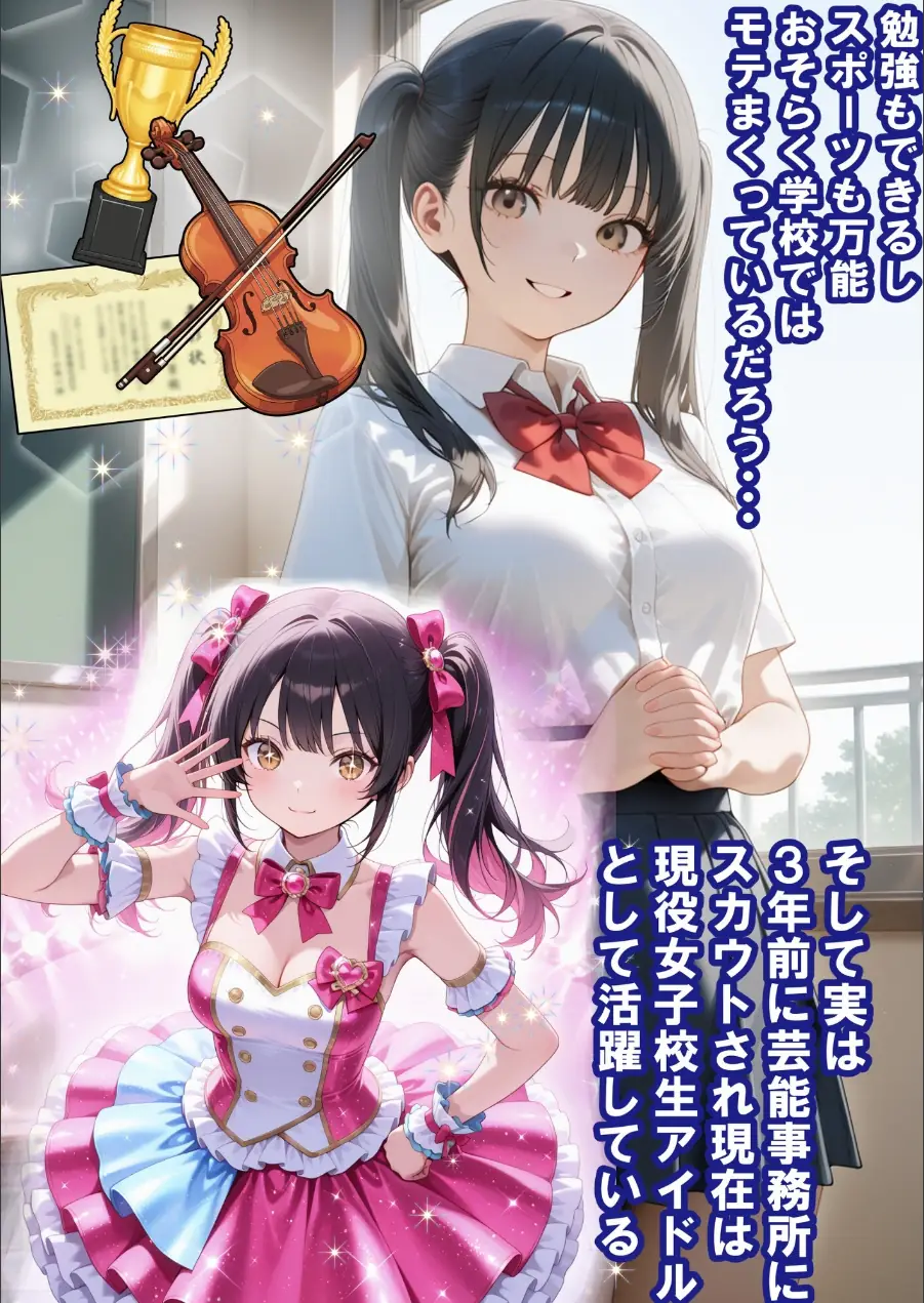 めちゃくちゃ生意気な現役学生アイドルの妹パンツでシコってたら…【モザイク版】 試し読み 5ページ
