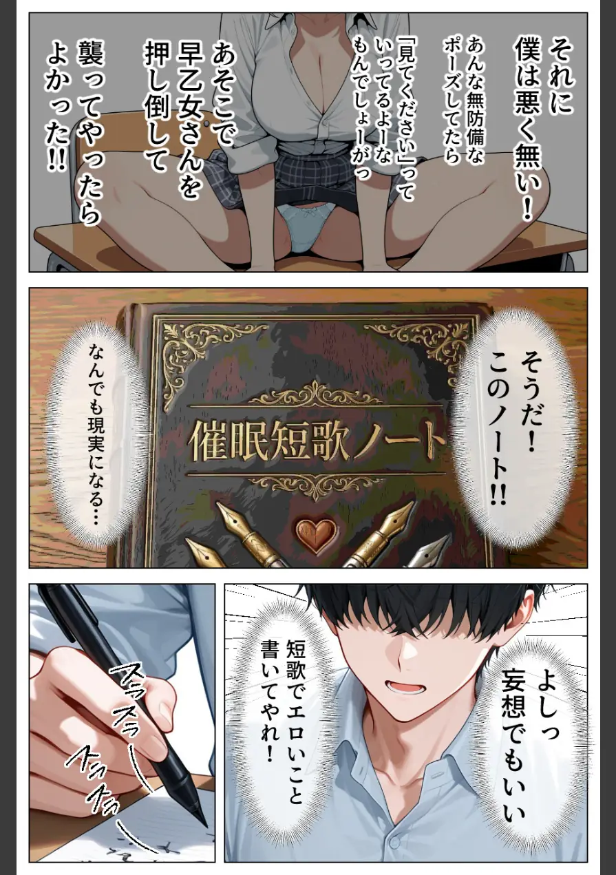 童貞の僕が催●ノートで一軍ギャルと3P！？ 絶頂生ハメSEXした話【モザイク版】 試し読み 12ページ