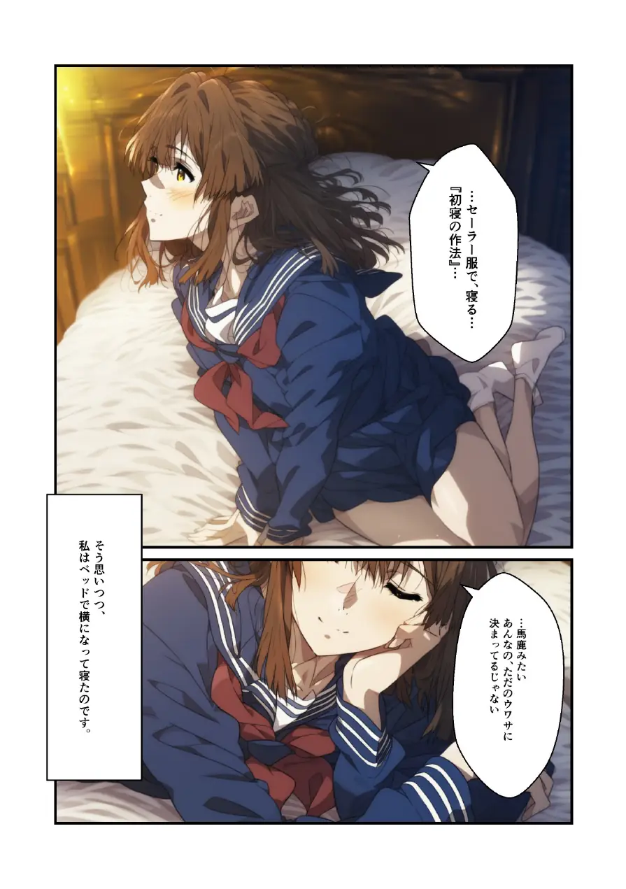 セーラー服で眠る少女は上級生の性処理人形（単話） 試し読み 6ページ