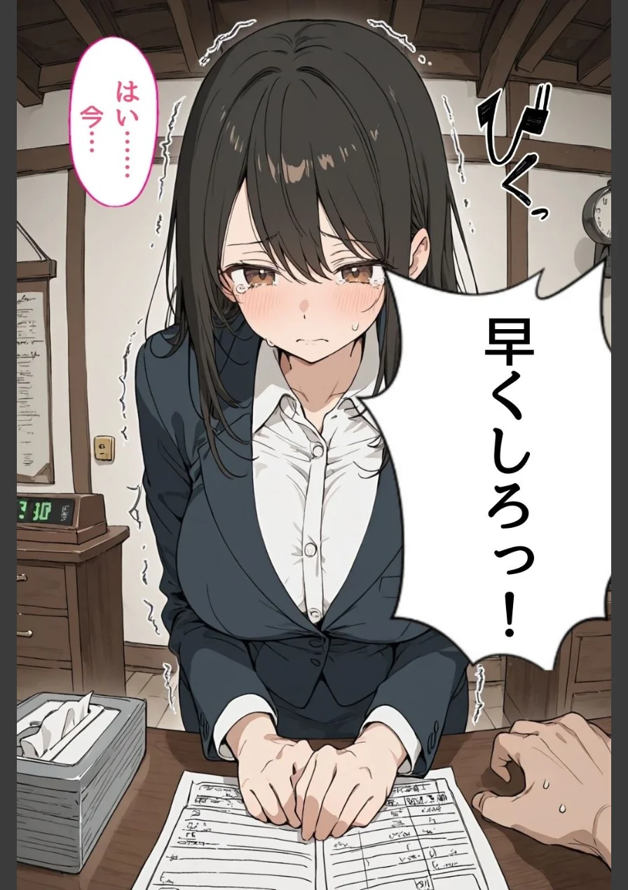 スーツ姿の美人OLが強盗の凶器よりチ○ポに屈服…完全メス落ち【モザイク版】 試し読み 11ページ