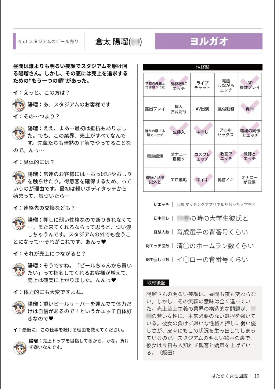 はたらく女性図鑑 試し読み 12ページ