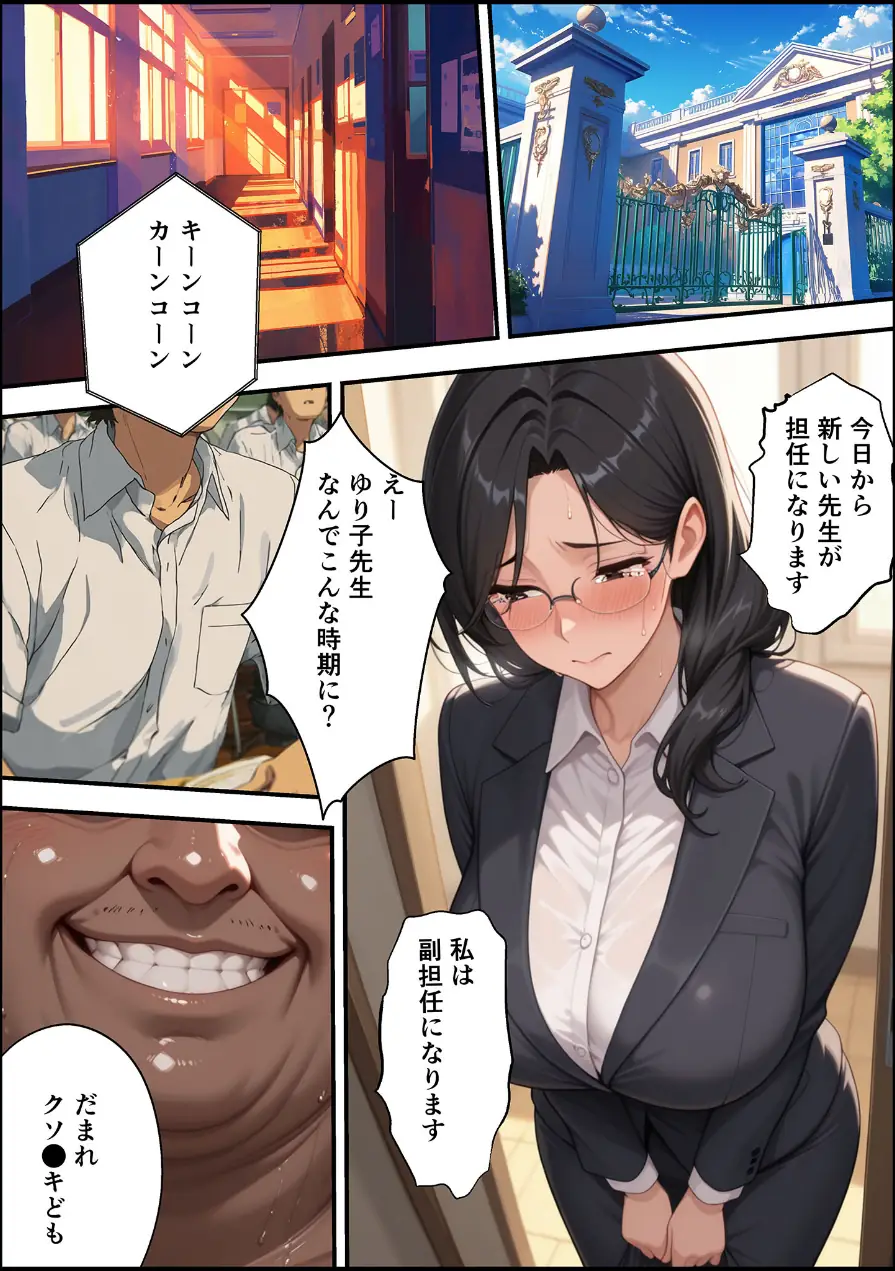 上級国民に支配された学園生徒会長が学園を守るため処女喪失ショーを行う話 モザイク版 試し読み 16ページ