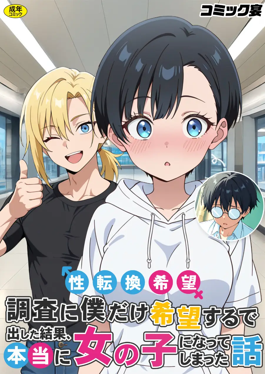 性転換希望調査に僕だけ希望するで出した結果、本当に女の子になってしまった話 試し読み 1ページ