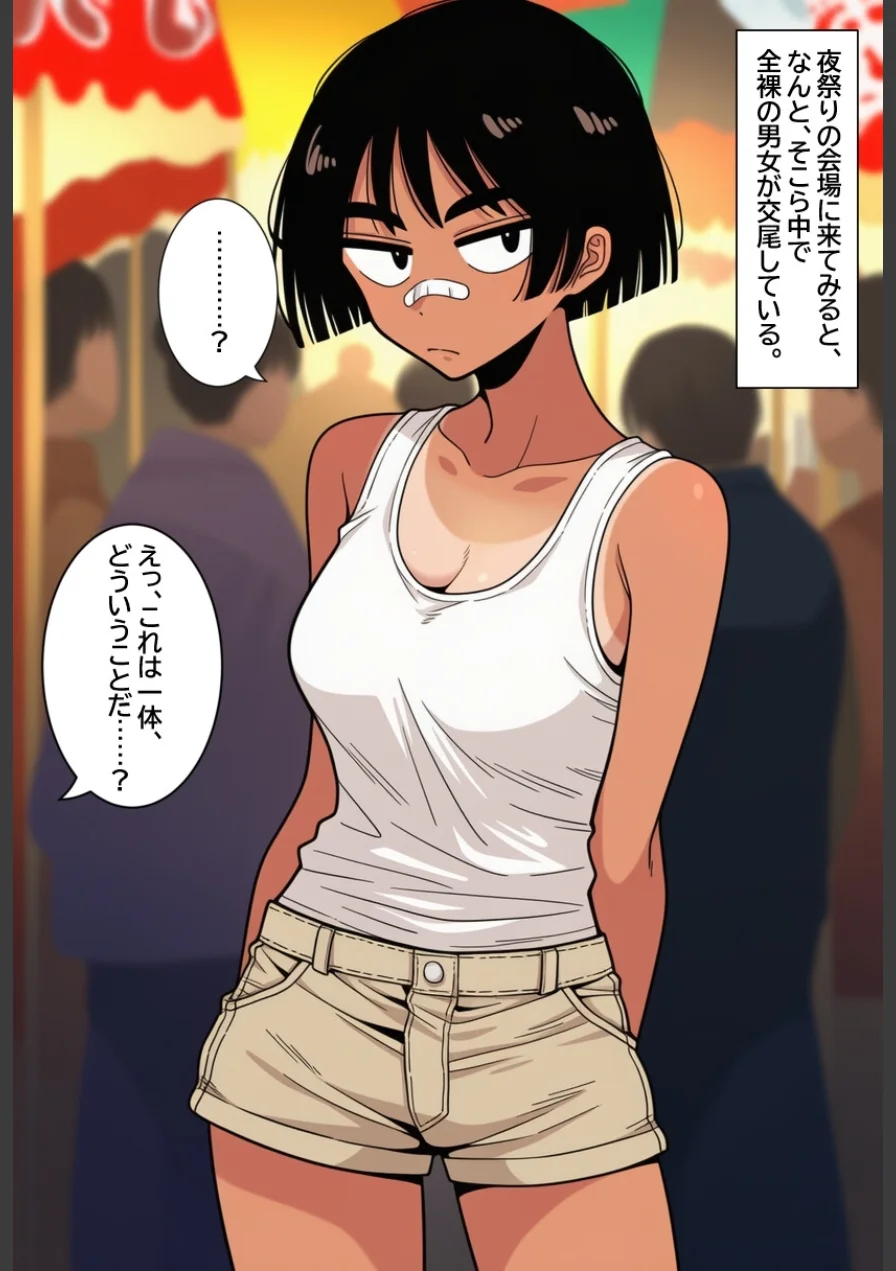 孕ませ村のボーイッシュ娘【モザイク版】（単話） 試し読み 4ページ