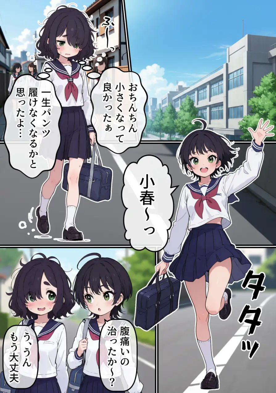 地味なオタク女子にチ〇ポが生えてこれまで縁のなかったSEXにドハマりする【棒消し修正版】 試し読み 15ページ