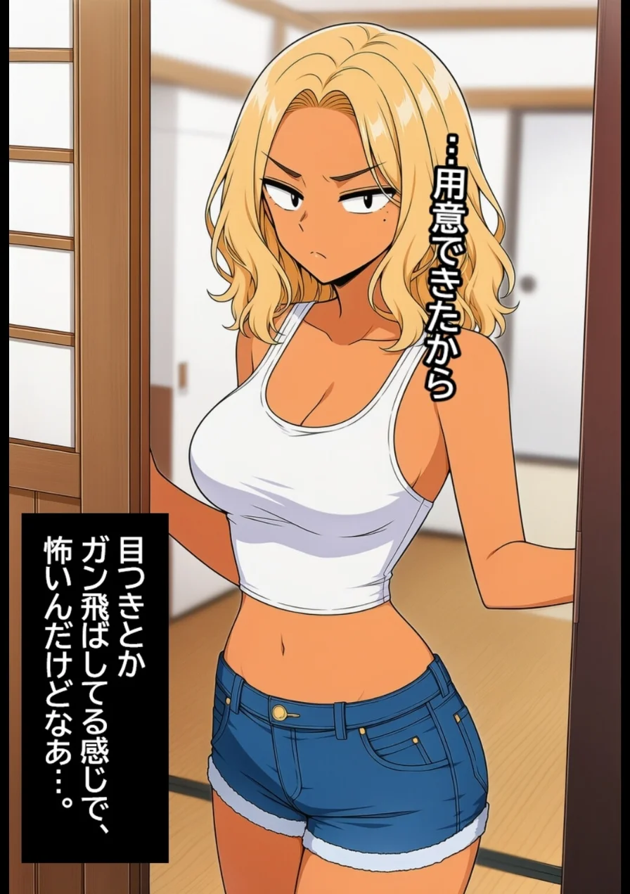 深夜のド〇キにいそうなヤンキー女を孕ませる。【モザイク版】（単話） 試し読み 3ページ