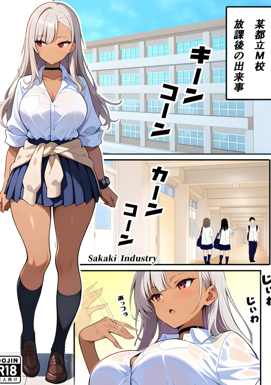 黒ギャルに進路指導【棒消し修正版】 試し読み 1ページ