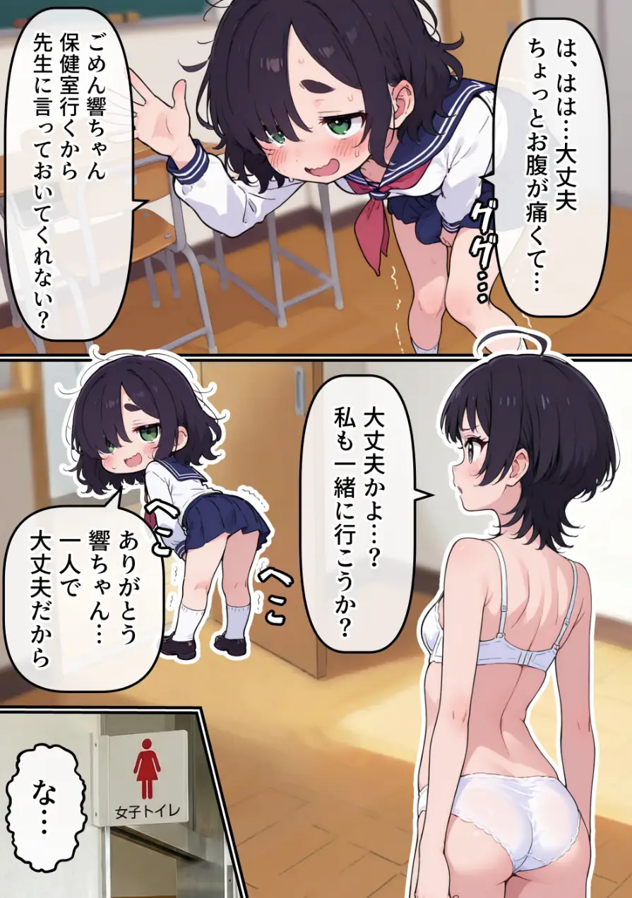 地味なオタク女子にチ〇ポが生えてこれまで縁のなかったSEXにドハマりする【棒消し修正版】 試し読み 7ページ