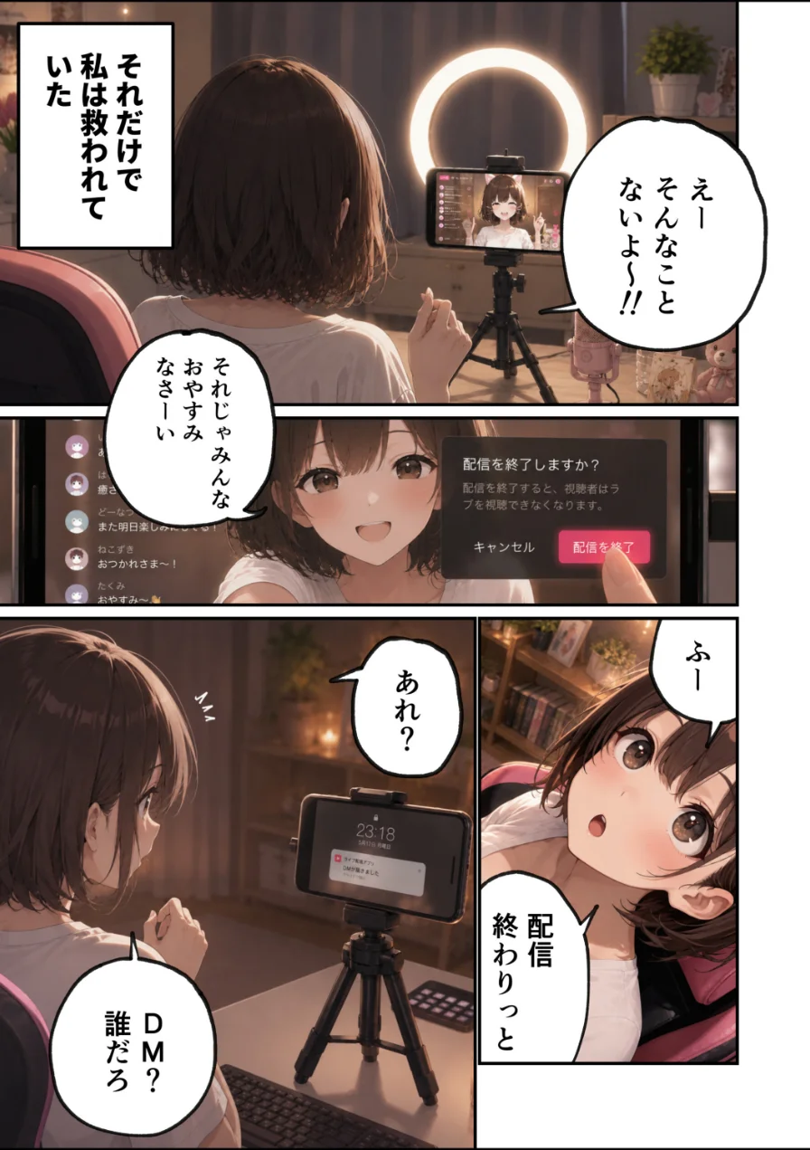 区役所職員だった私が気付いたら配信者になって月額100万円もする！！会員限定サブスクを作っていた話【モザイク版】 試し読み 10ページ