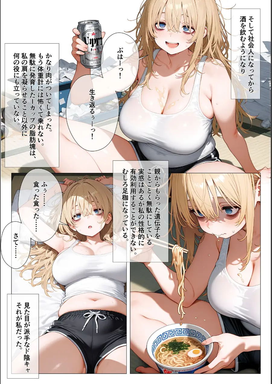 エロ漫画の国のアリス -29歳限界女子が漫画の世界を堪能する- モザイク版 試し読み 5ページ