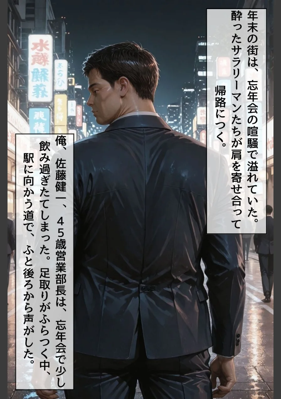 忘年会帰りに酔った勢いで後輩と禁断の合体【モザイク版】 試し読み 1ページ