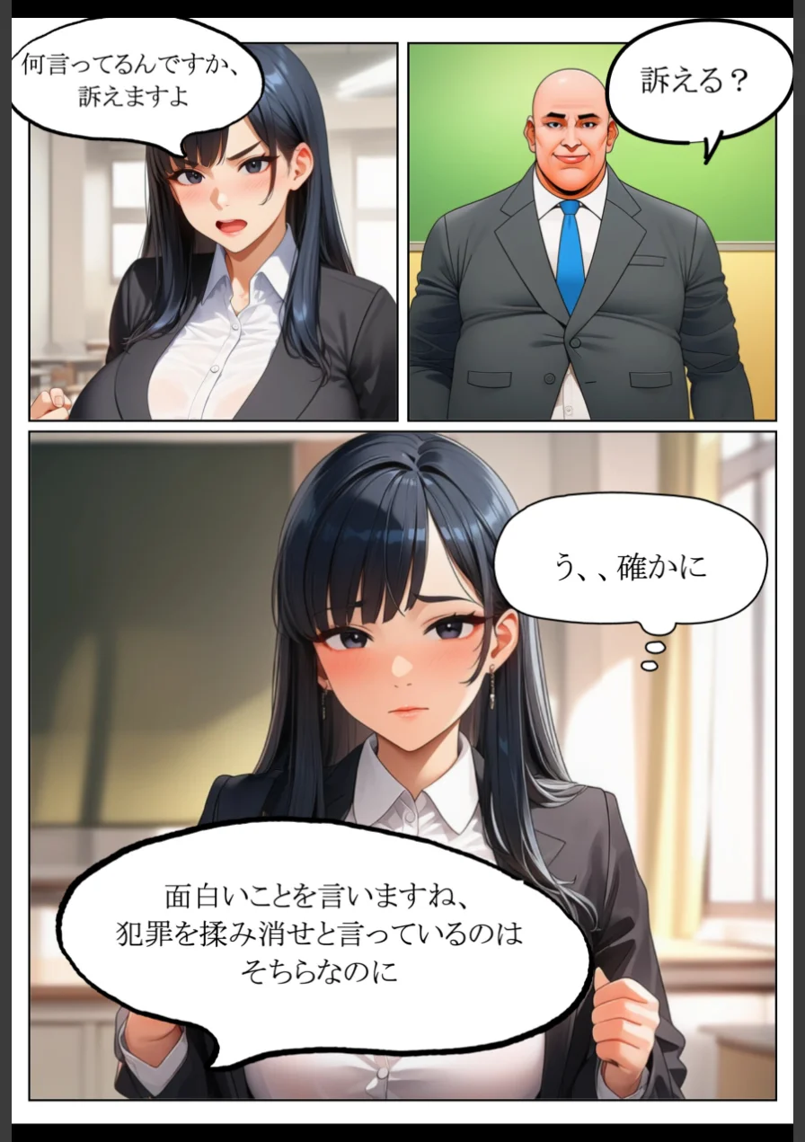 岸谷明日香（37）、卑劣教師に身体を捧げる。【棒消し修正版】 試し読み 10ページ
