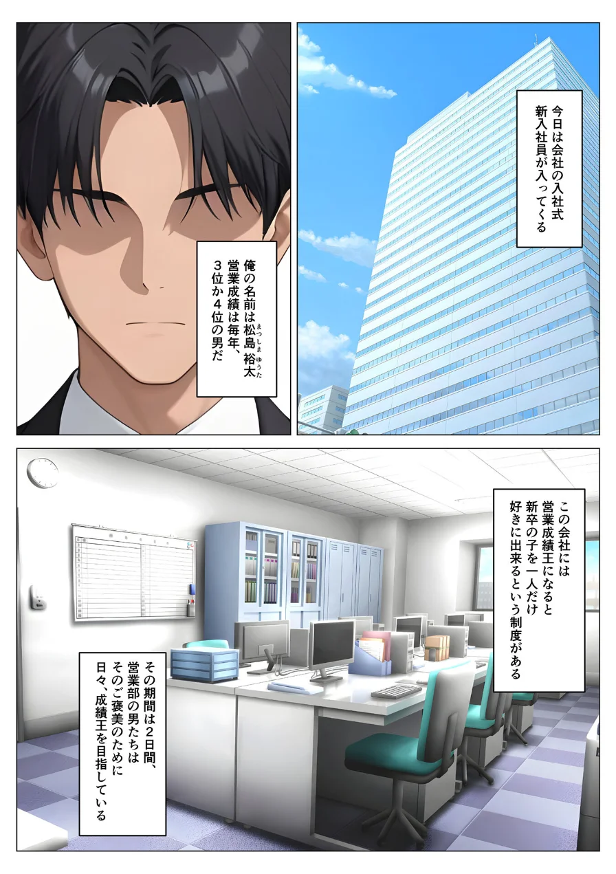 営業成績王になった俺が生意気な新卒ギャルを分からせた話 モザイク版 試し読み 3ページ