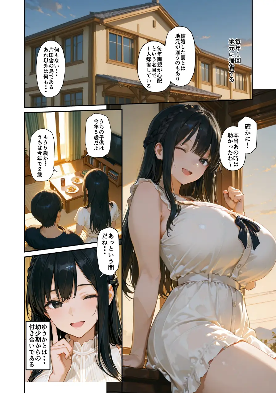 人妻になった幼馴染のご主人様になった俺。【モザイク版】（単話） 試し読み 1ページ