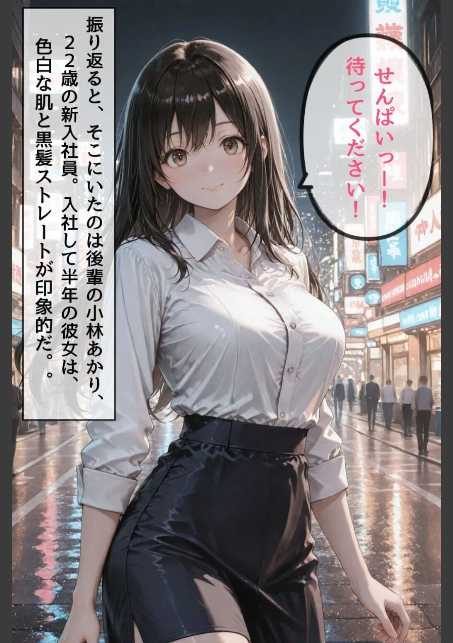 忘年会帰りに酔った勢いで後輩と禁断の合体【モザイク版】 試し読み 2ページ