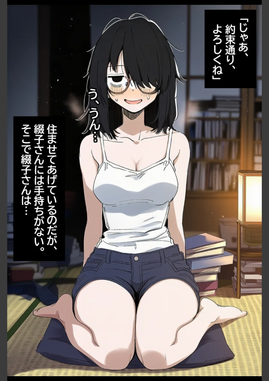 陰キャ眼鏡女を孕ませる。【モザイク版】（単話） 試し読み 3ページ