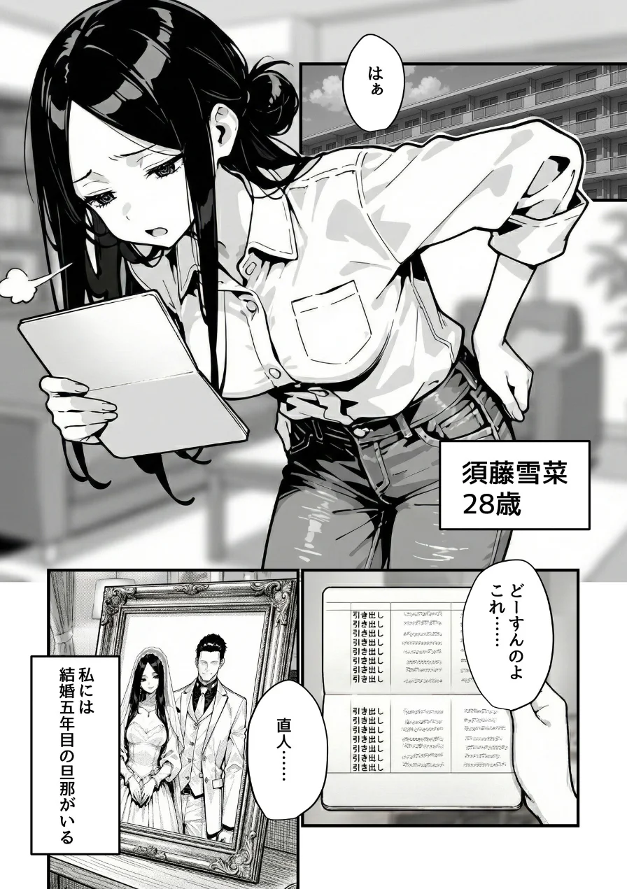 妻、AVデビュー。 試し読み 3ページ