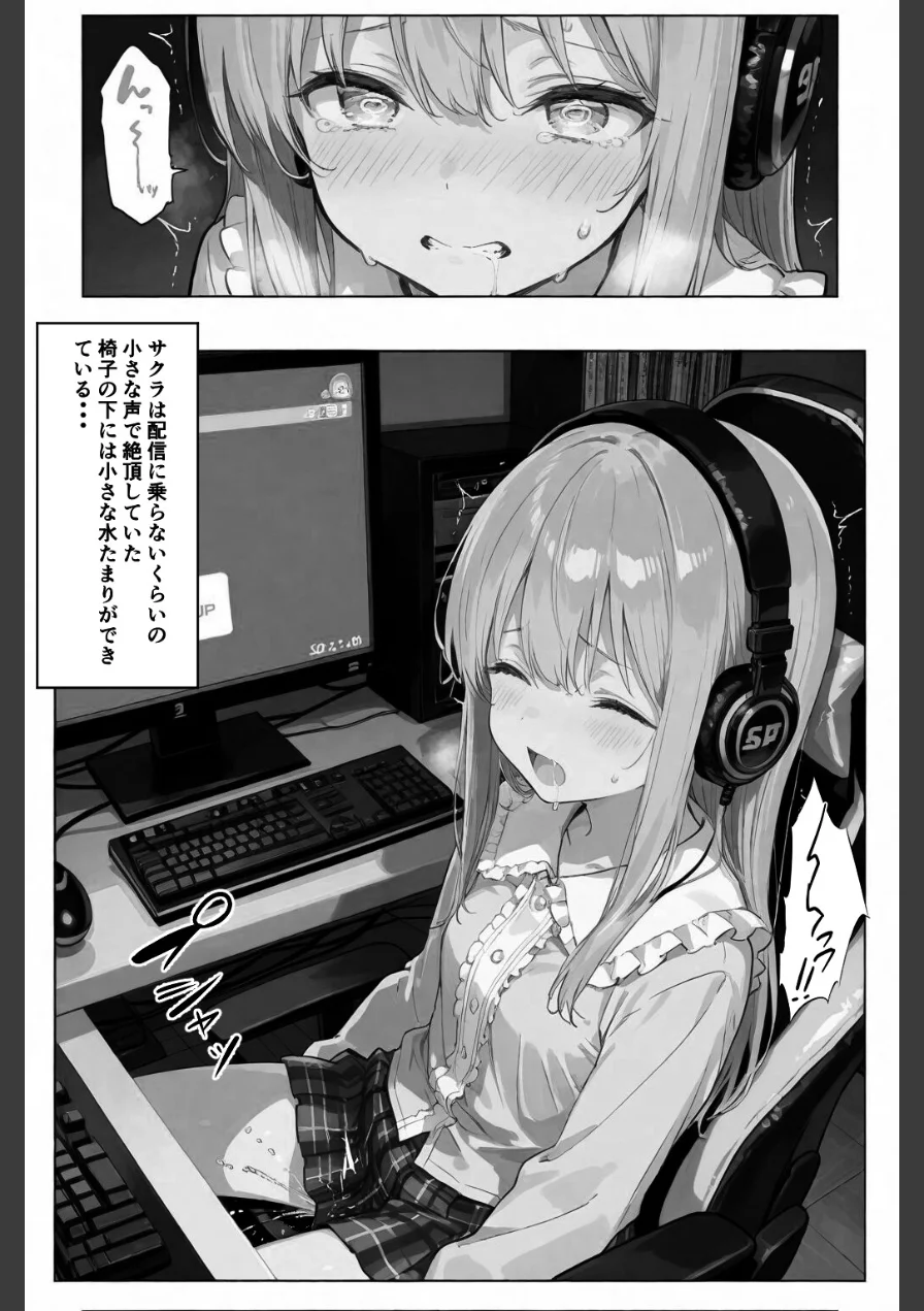 彼女が配信中ならイタズラし放題じゃね！！！【棒消し修正版】（単話） 試し読み 11ページ