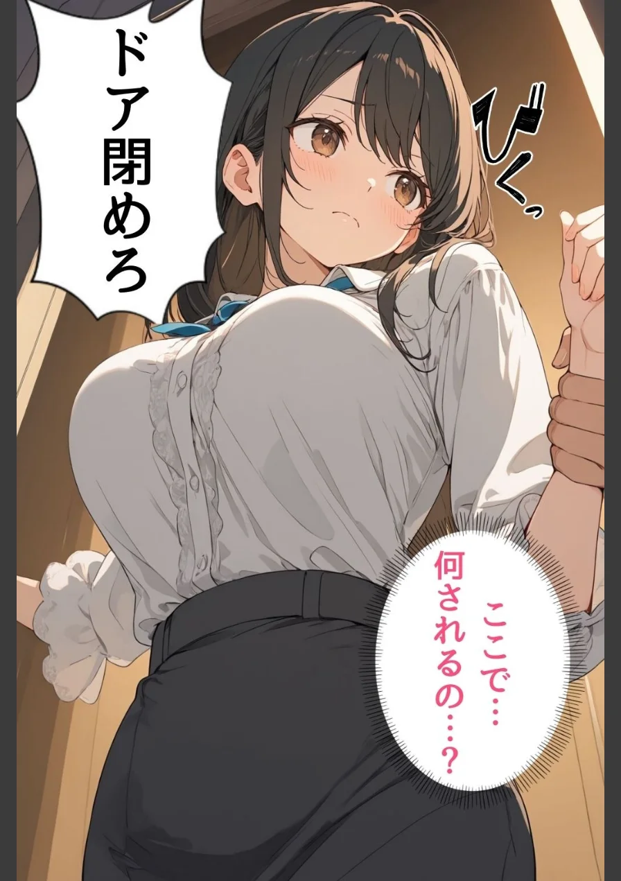 スーツ姿の美人OLが強盗の凶器よりチ○ポに屈服…完全メス落ち【モザイク版】 試し読み 13ページ
