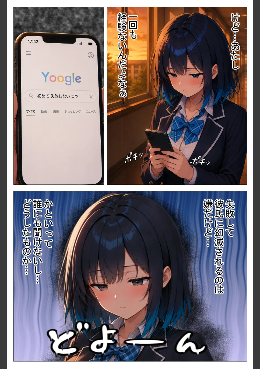 陰キャの俺をセックスの練習台にしたクールギャルが種付けされてメス堕ちした件【棒消し修正版】 試し読み 5ページ