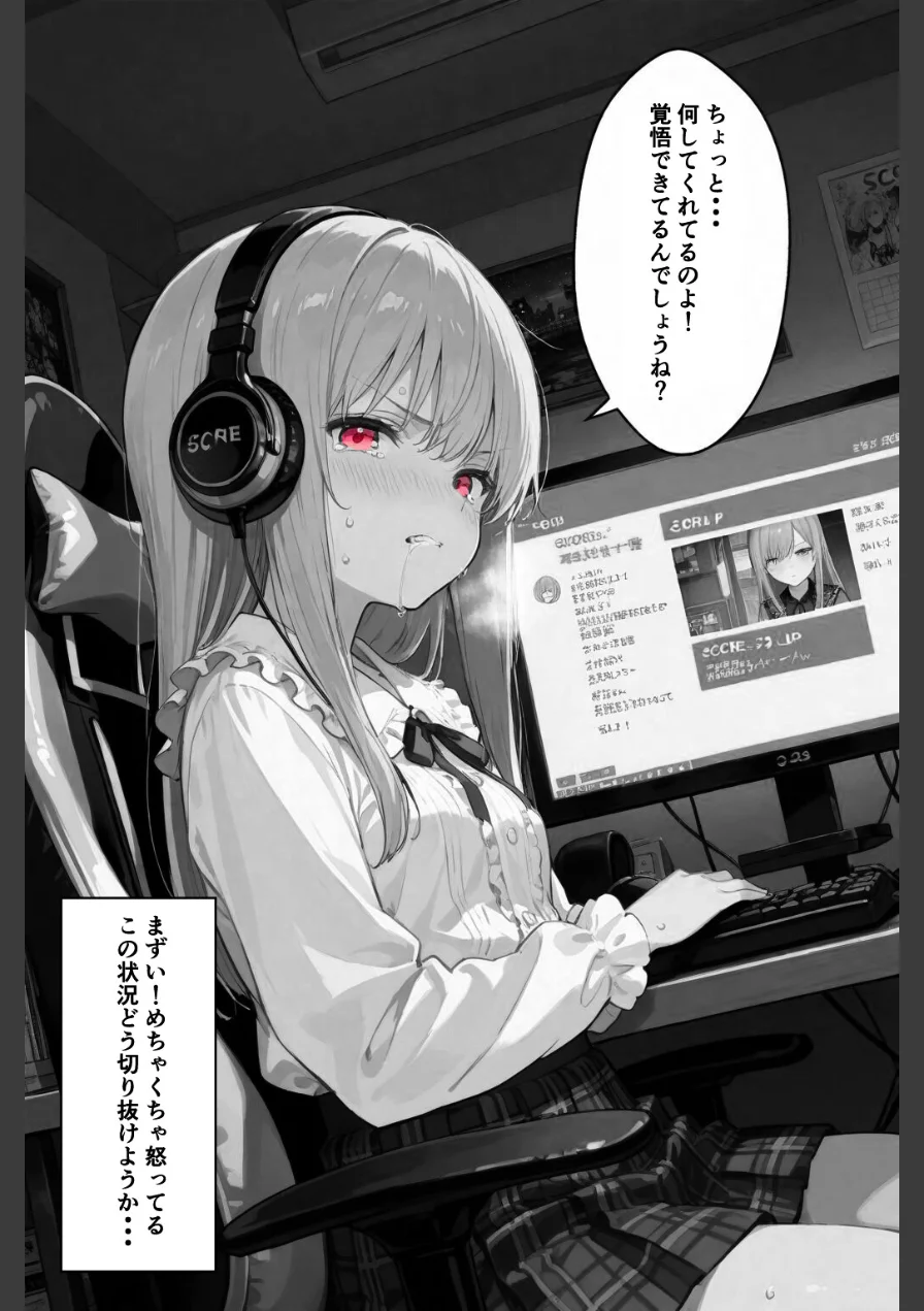 彼女が配信中ならイタズラし放題じゃね！！！【棒消し修正版】（単話） 試し読み 13ページ