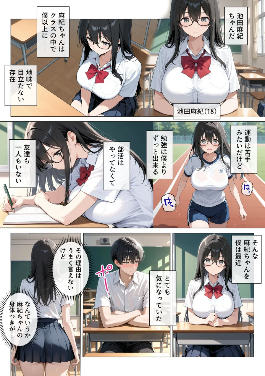 恋愛漫画みたいに互いを意識してたら両想いと分かって性欲全開発情セックス【モザイク版】 試し読み 2ページ