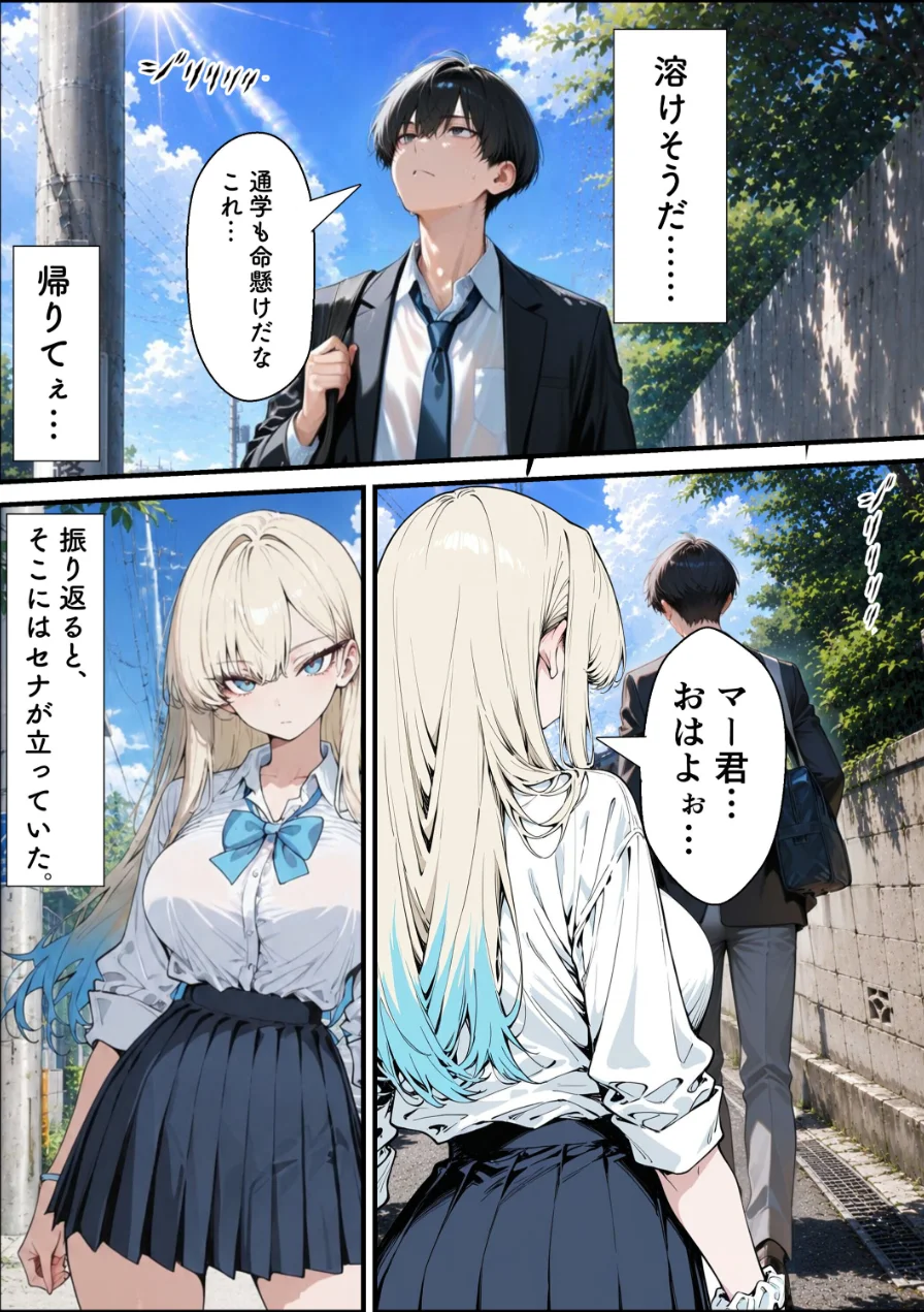 性知識に疎い幼馴染天然ギャルと本気子作りセックスしちゃう話【棒消し修正版】（単話） 試し読み 1ページ