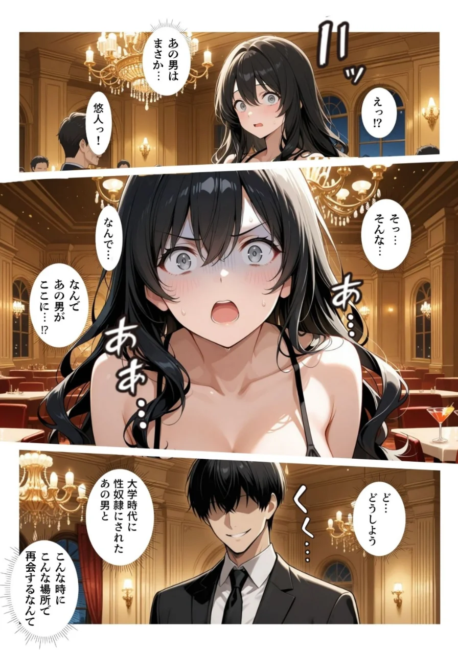 再会チンポケース 〜元奴●の巨乳美女を脅して再びマゾメス肉オナホに堕とす〜【棒消し修正版】 試し読み 3ページ
