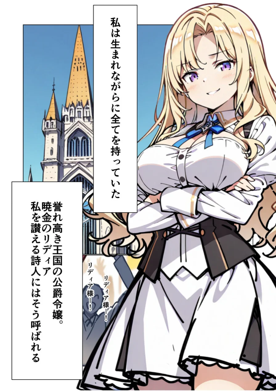巨乳わがままお嬢様に僕が襲われる話【モザイク版】（単話） 試し読み 1ページ