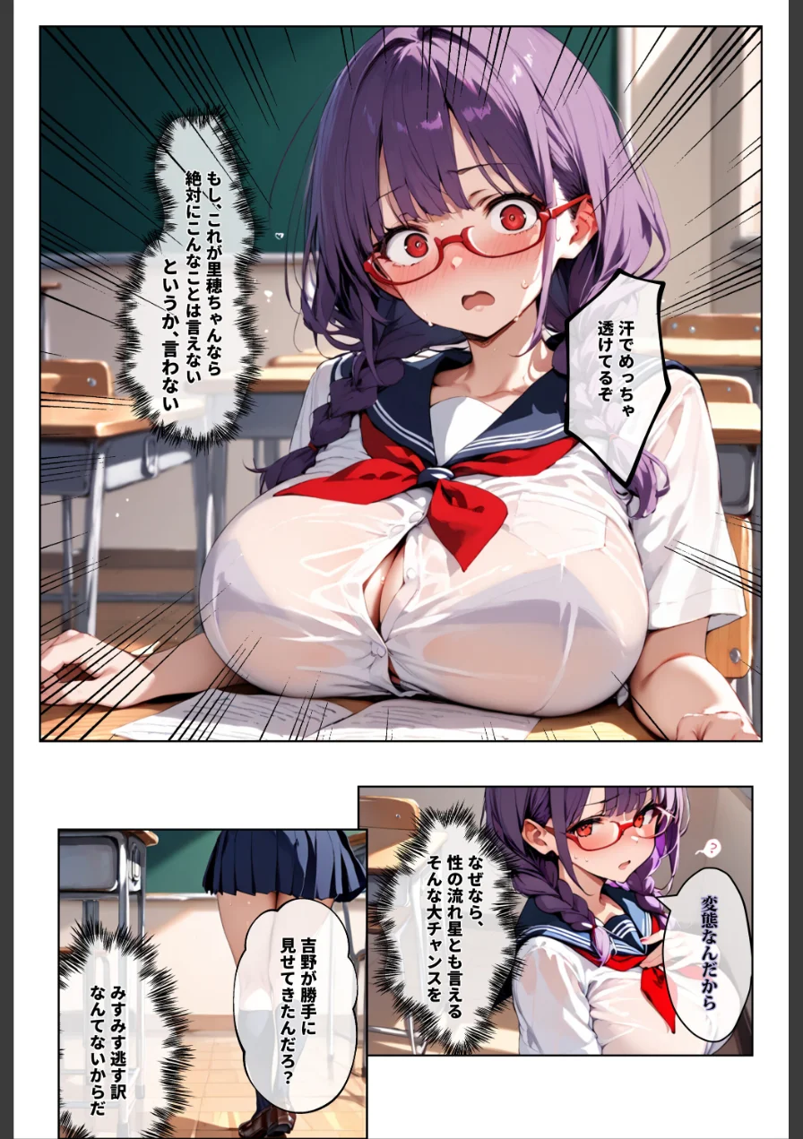 ずっと好きだった女の子に彼氏がいたので、女友達にマ〇コを貸してもらった件【モザイク版】 試し読み 13ページ