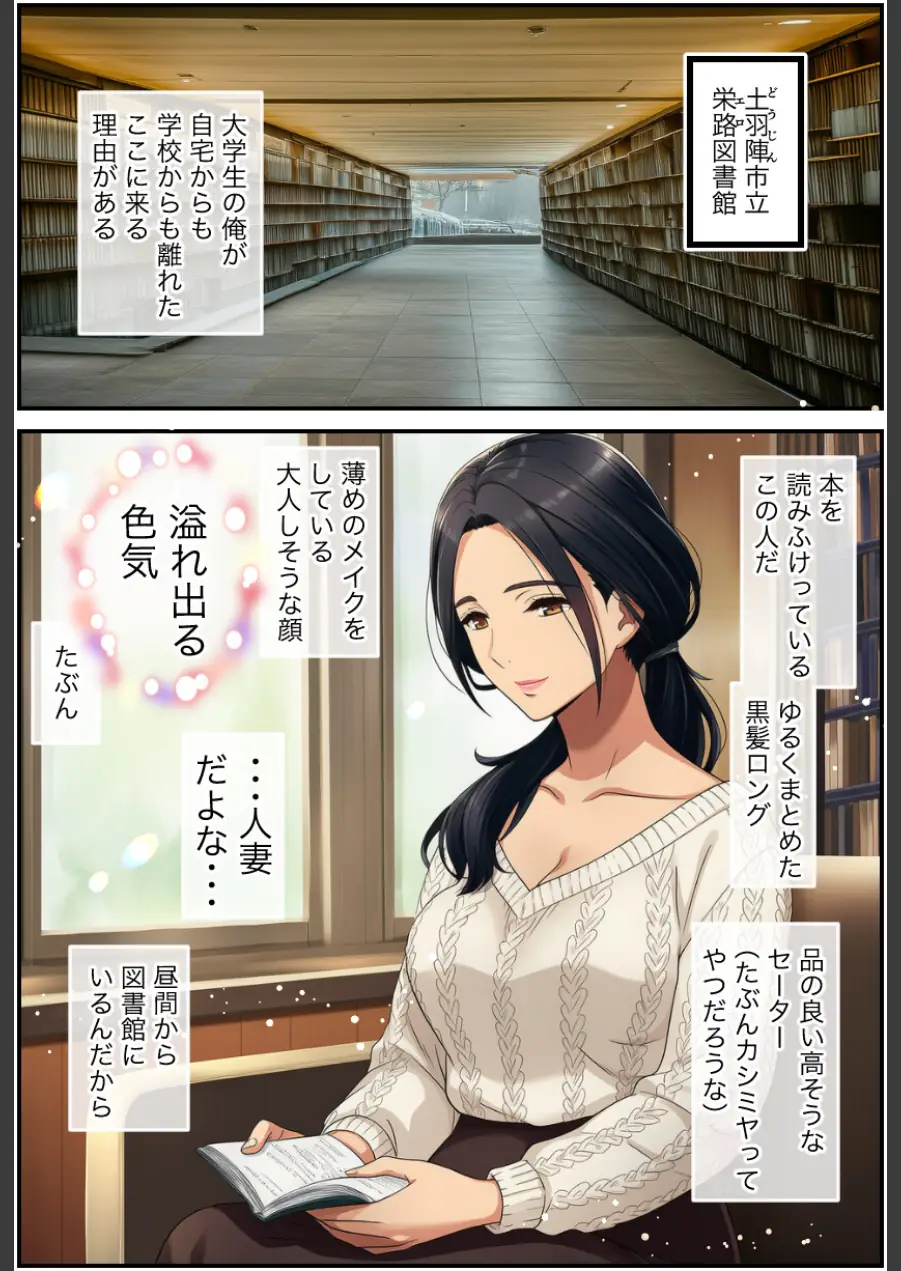 清楚なのに積極的な巨乳人妻、孕ませ希望の未亡人だった【モザイク版】 試し読み 1ページ