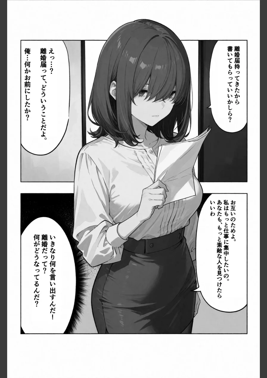 シゴできOLな嫁は俺と離婚をしたいようなのだが...？【白抜き修正版】（単話） 試し読み 5ページ