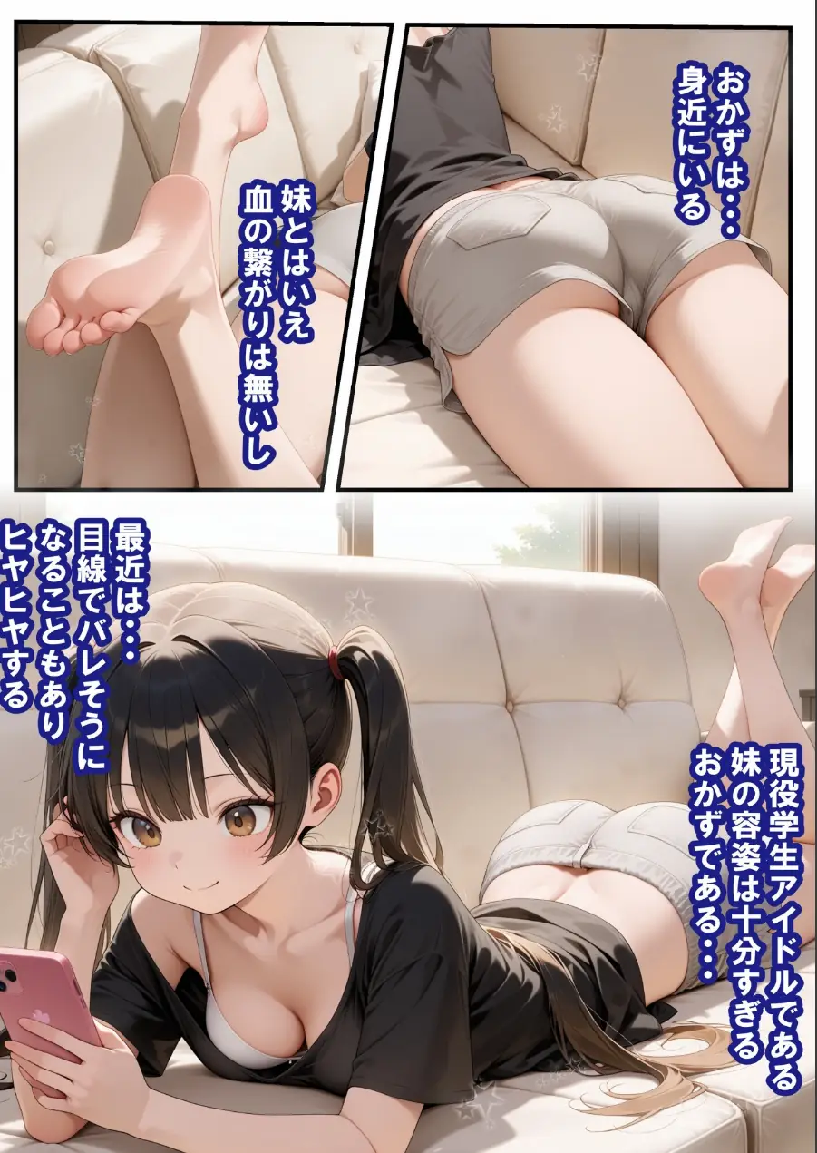 めちゃくちゃ生意気な現役学生アイドルの妹パンツでシコってたら…【モザイク版】 試し読み 15ページ