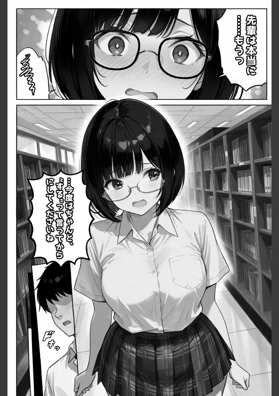 文学彼女ハ、ネトラレル【白抜き修正版】（単話） 試し読み 6ページ
