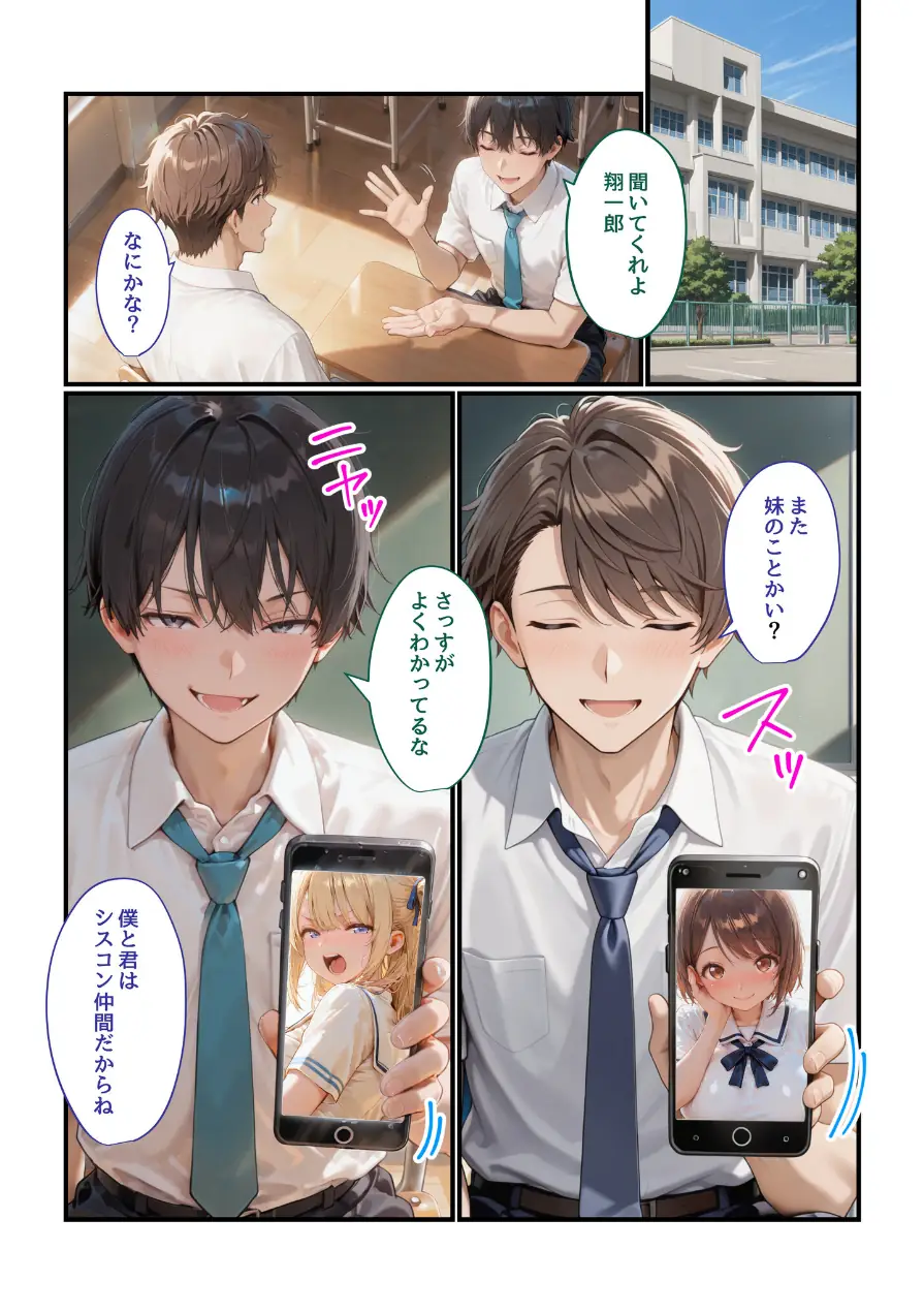 実妹がダメなら親友の妹にすればいいじゃない！ 試し読み 3ページ