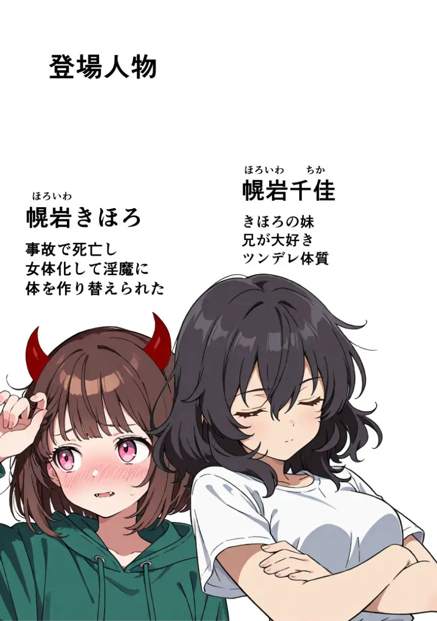 突然淫魔に女体化した俺が学校で初めてセックスする話【モザイク版】 試し読み 2ページ