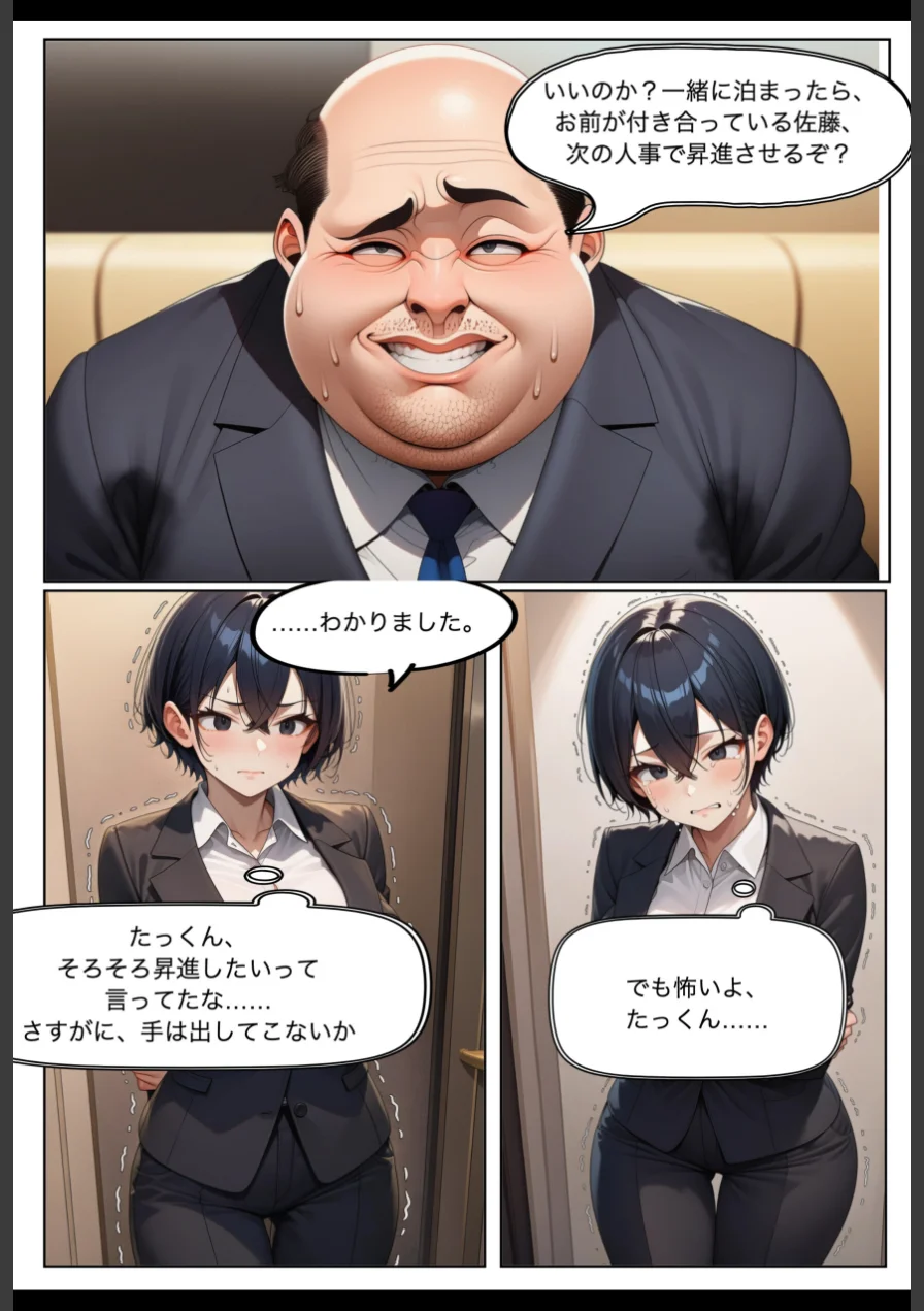 新卒女子・中島碧（22）、キモデブ上司に寝取られる。【棒消し修正版】 試し読み 11ページ