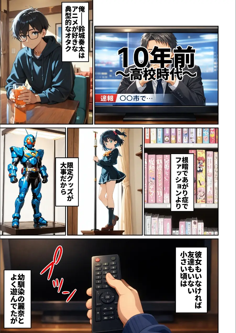 昔、俺をバカにしていた幼馴染を10年後港区のタワマンに呼び出して朝まで〇〇する話。【モザイク版】 試し読み 1ページ