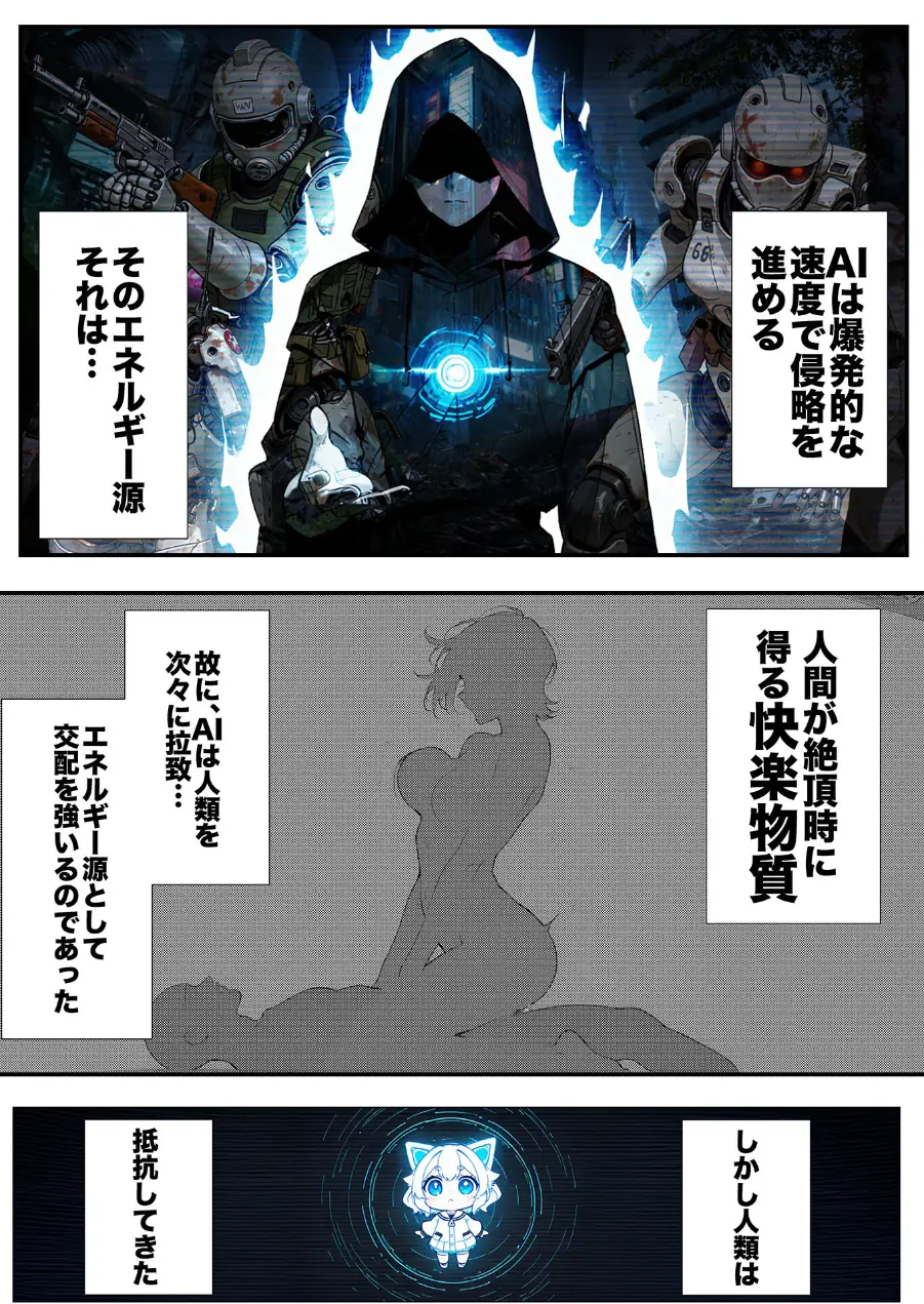 AIが支配する世界で人類を裏切った俺は正義の魔法少女をドスケベ●●する モザイク版 試し読み 7ページ
