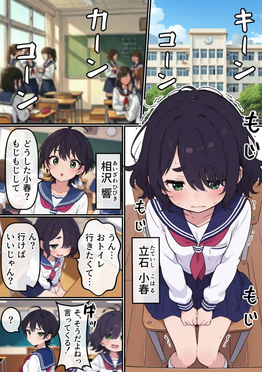 地味なオタク女子にチ〇ポが生えてこれまで縁のなかったSEXにドハマりする【棒消し修正版】 試し読み 1ページ