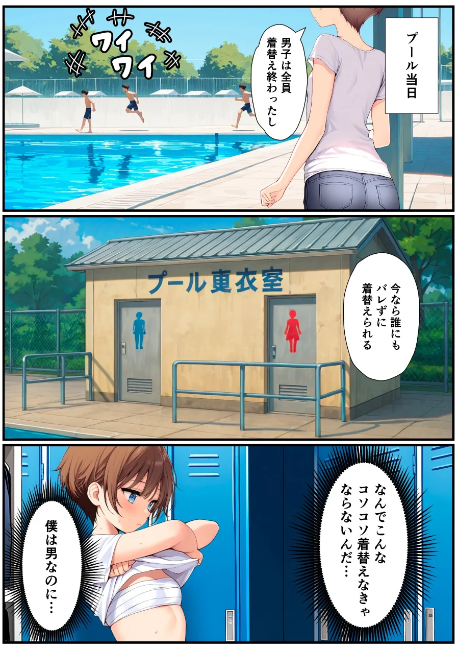 子宮誕生〜女の子になった体でセックスに溺れる学校生活〜【モザイク版】 試し読み 13ページ