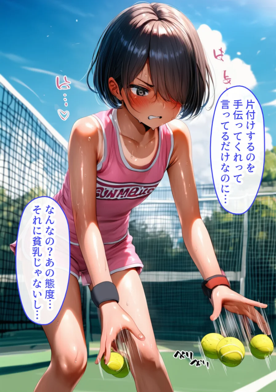 ボーイッシュ少女は好きな男子を誘惑して学校の屋上でイチャラブ中出しSEX【モザイク版】 試し読み 4ページ