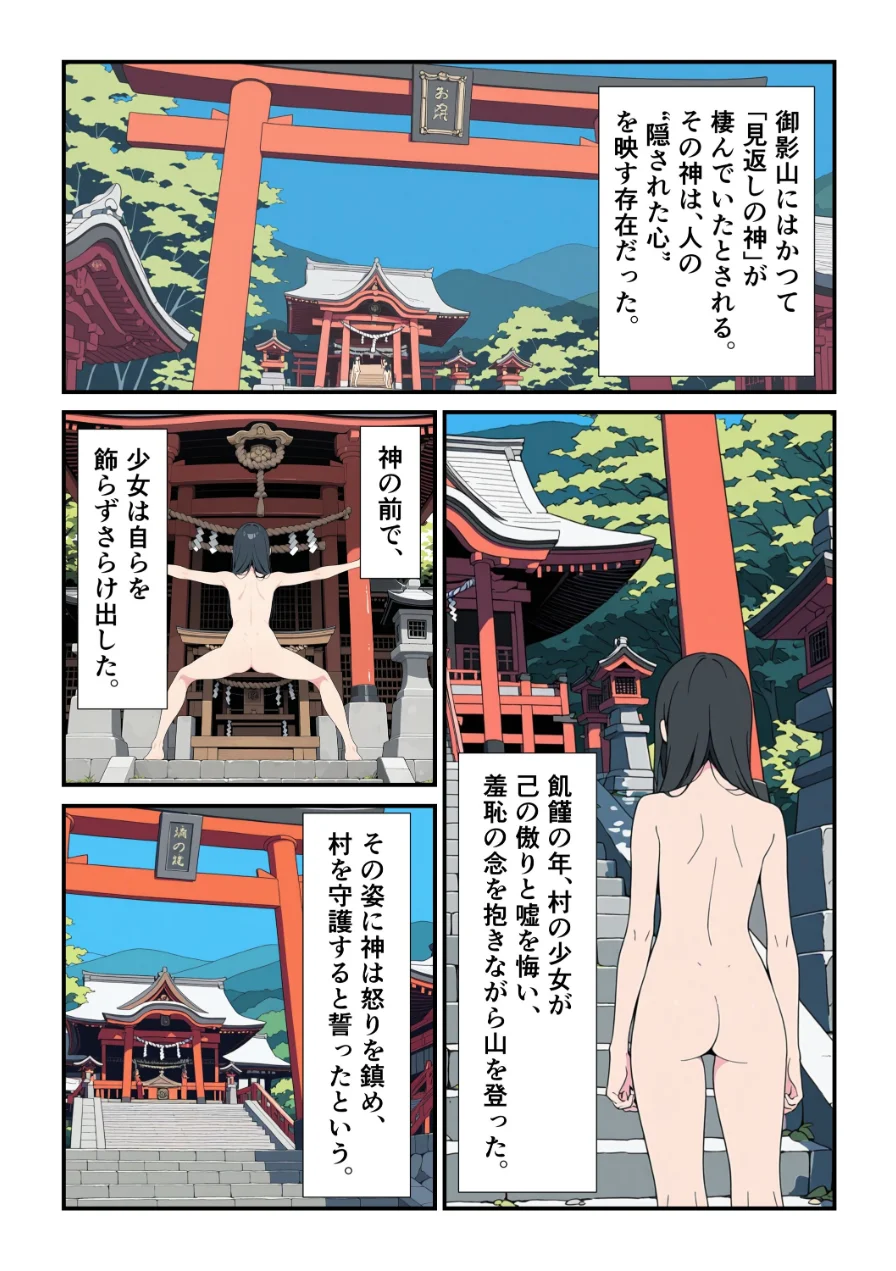 辺境村の全裸巡礼【モザイク版】 試し読み 6ページ