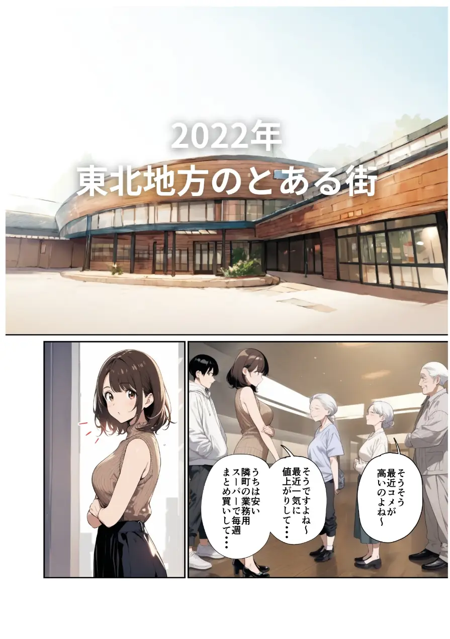 欲求不満っぽい下の階の巨乳人妻（32）と団地の集会所で二人きりになった時の話【モザイク版】 試し読み 3ページ