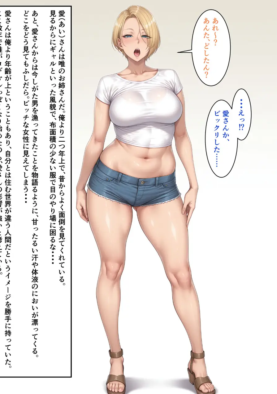 ビンビン勃起乳首の年上ビッチギャルに俺が逆寝取りされるまで モザイク版 試し読み 5ページ