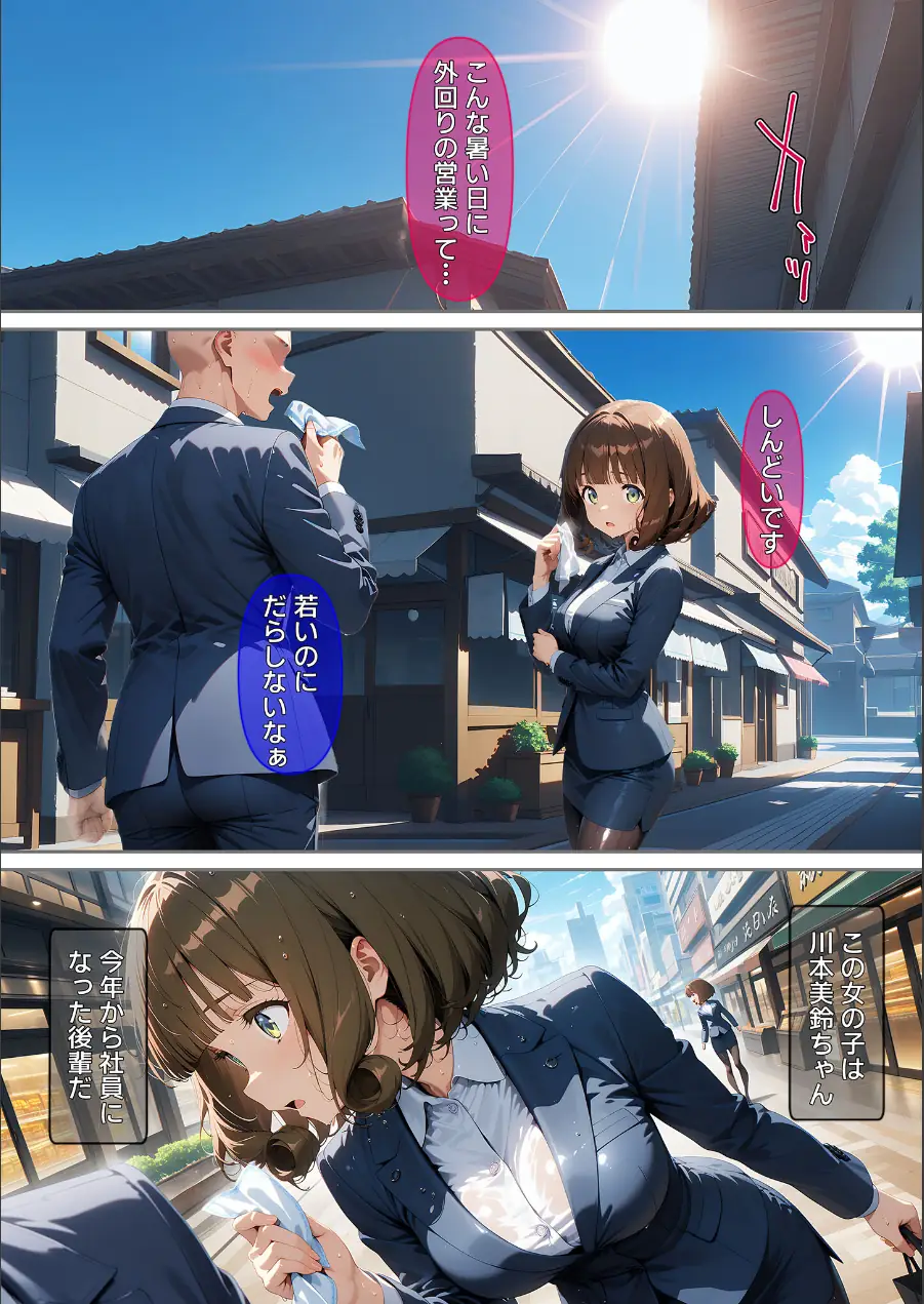 熱中症で倒れた後輩ちゃんを●●●する話 モザイク版 試し読み 3ページ