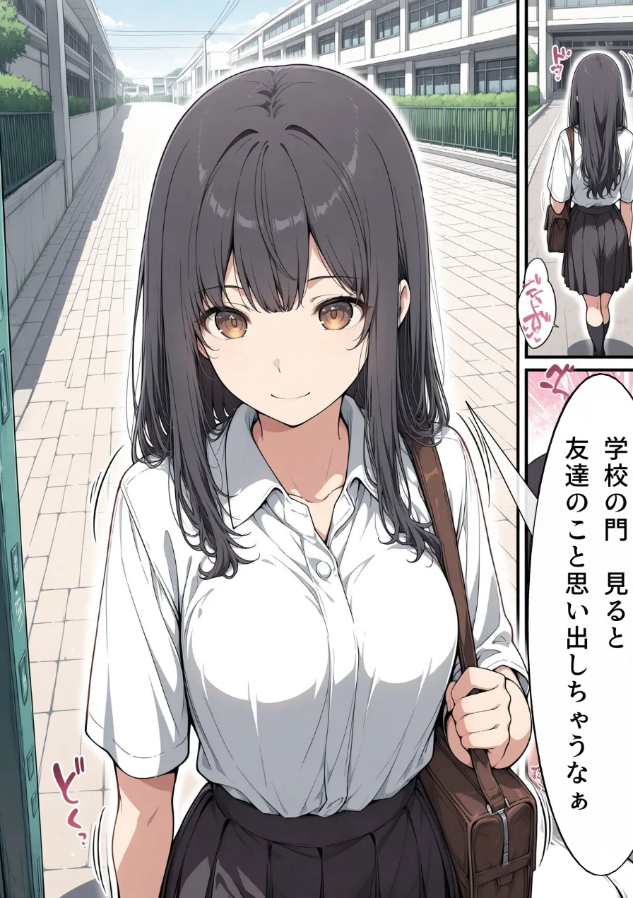 真面目な女子校生が朝の満員電車で執拗に痴●された話【モザイク版】 試し読み 8ページ