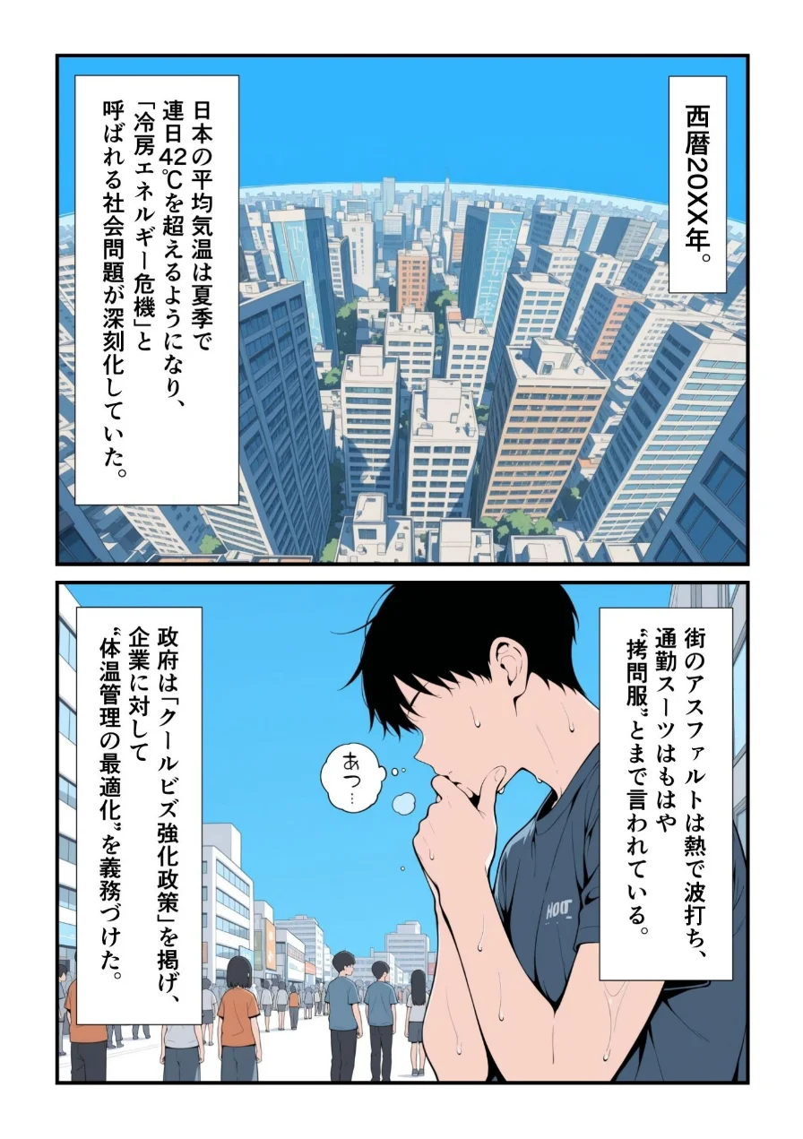 全裸クールビズ【モザイク版】 試し読み 2ページ