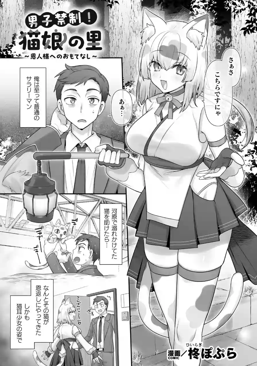 男子禁制！猫娘の里〜恩人様へのおもてなし〜【単話】（単話） 試し読み 1ページ